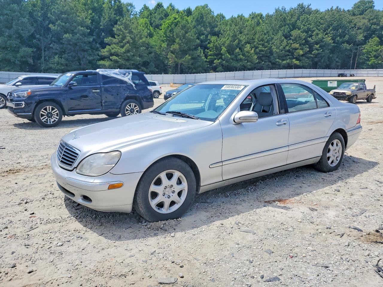2000 Mercedes-benz S 430 Silver vin: WDBNG70JXYA116314