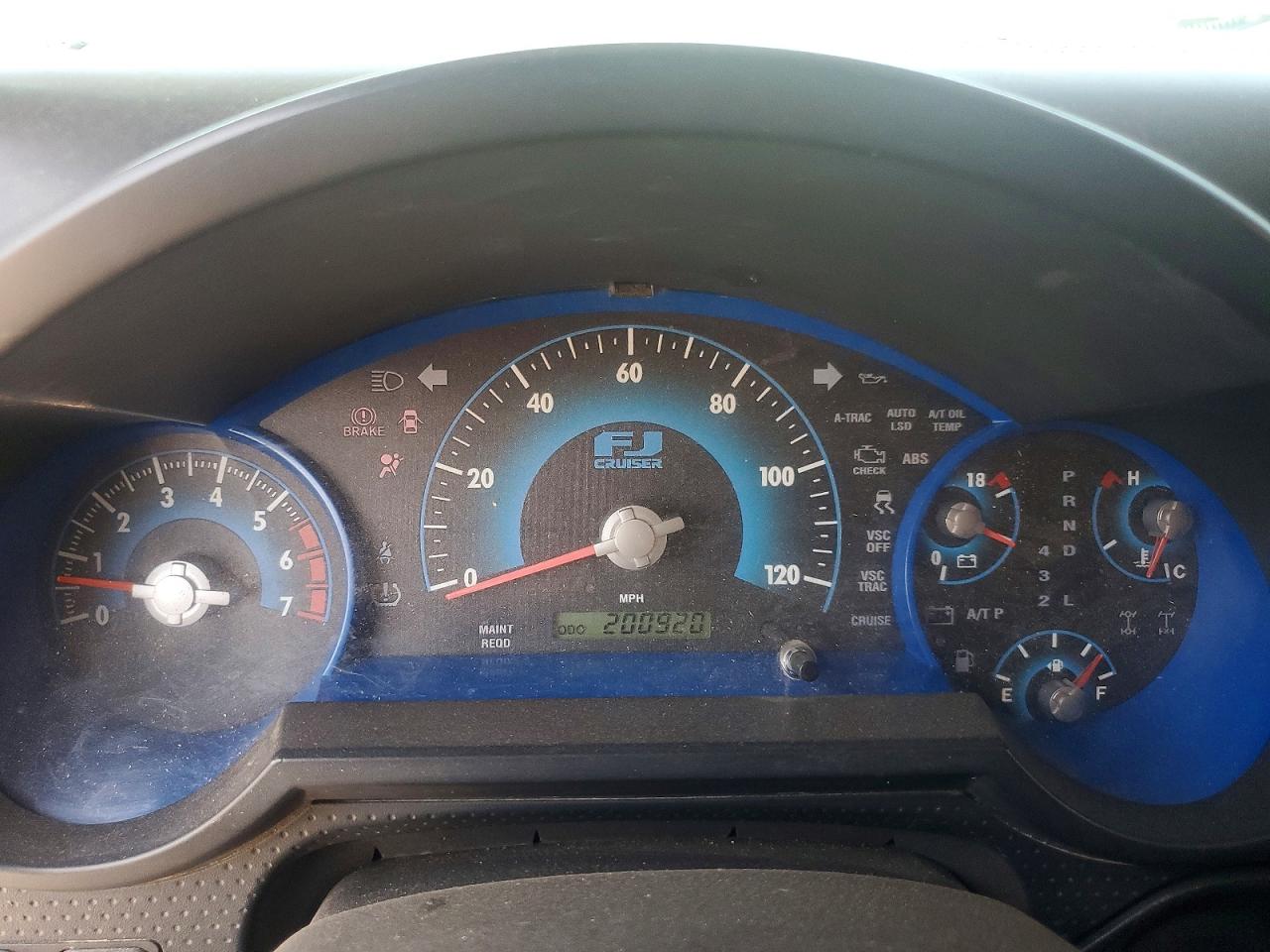 2007 Toyota Fj Cruiser Base Синий vin: JTEBU11F770004445