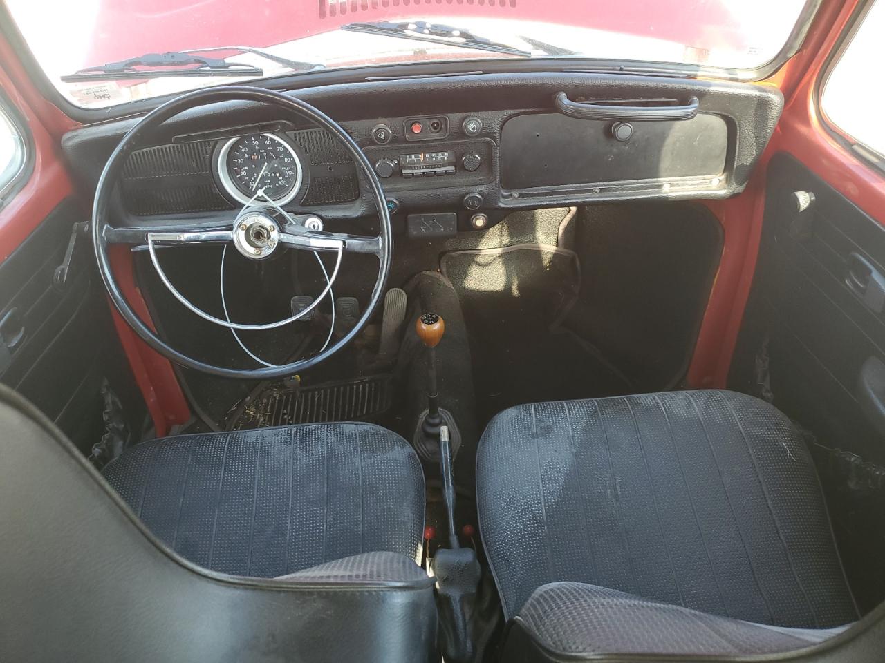 1971 Volkswagen Beetle Red vin: 1112693644