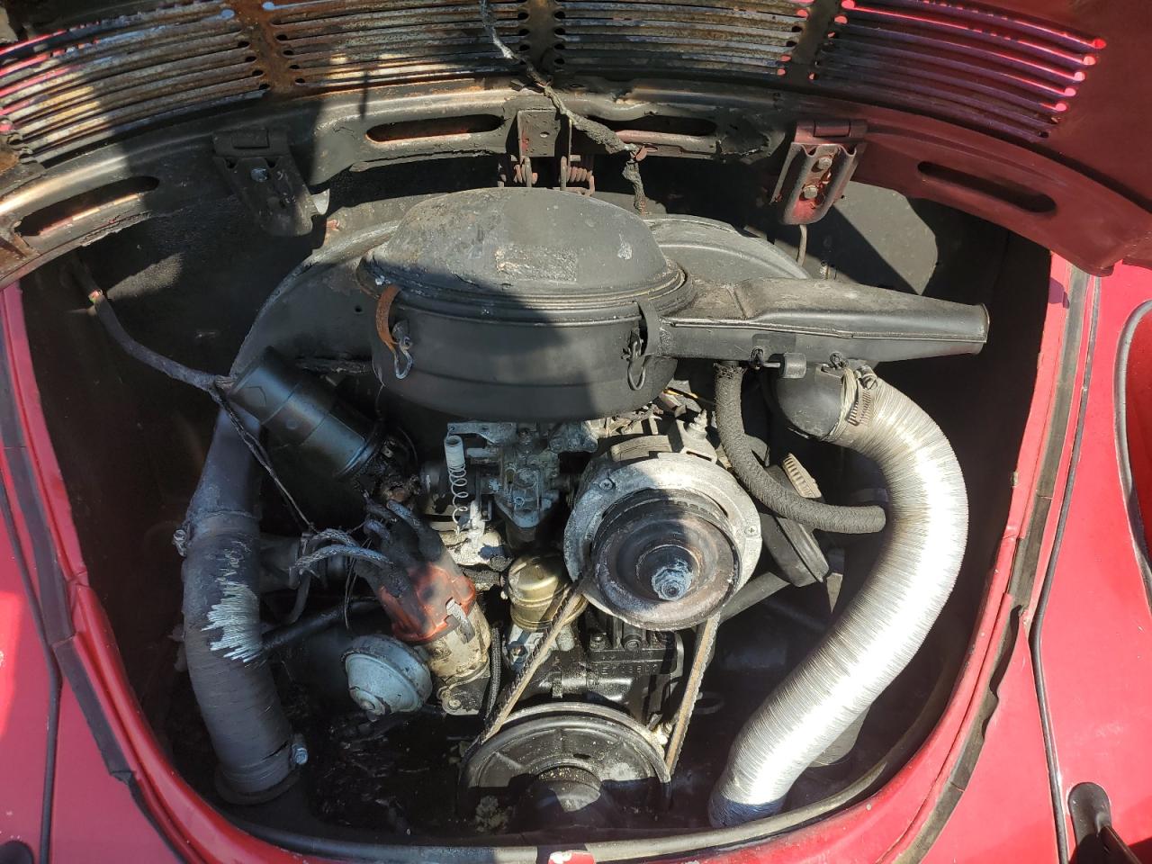 1971 Volkswagen Beetle Red vin: 1112693644