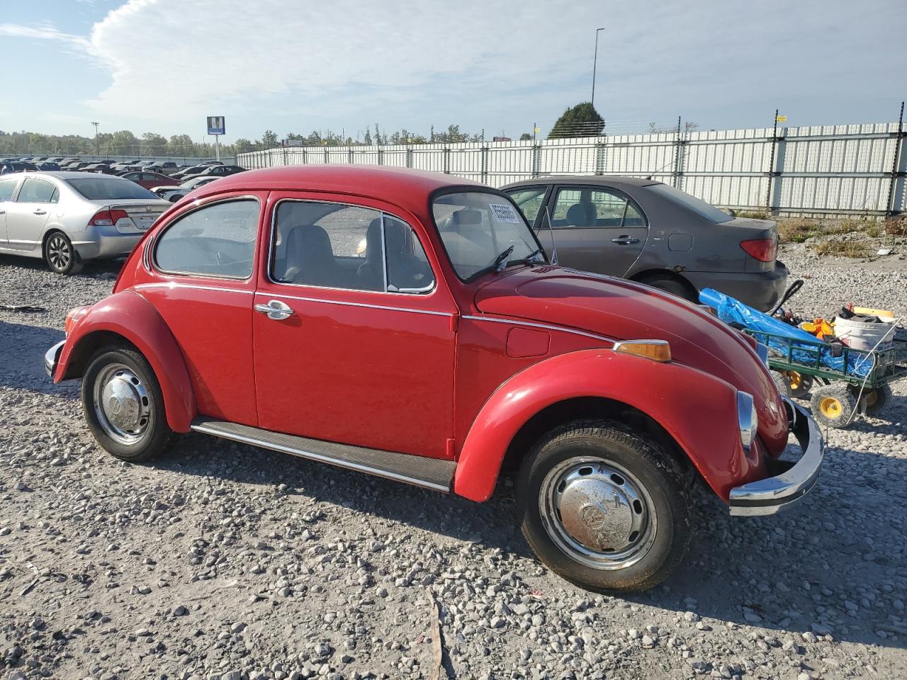 1971 Volkswagen Beetle Red vin: 1112693644