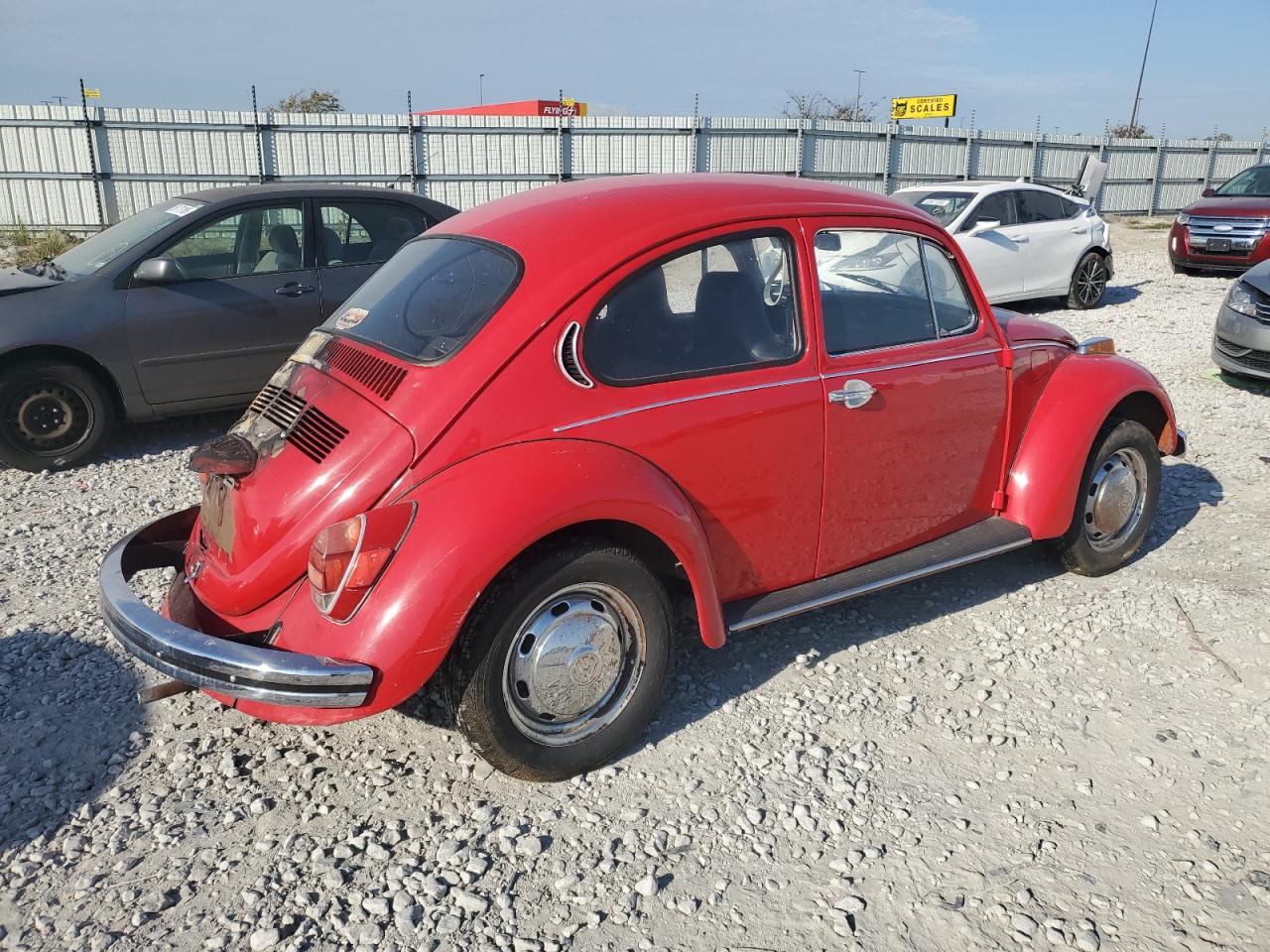 1971 Volkswagen Beetle Red vin: 1112693644