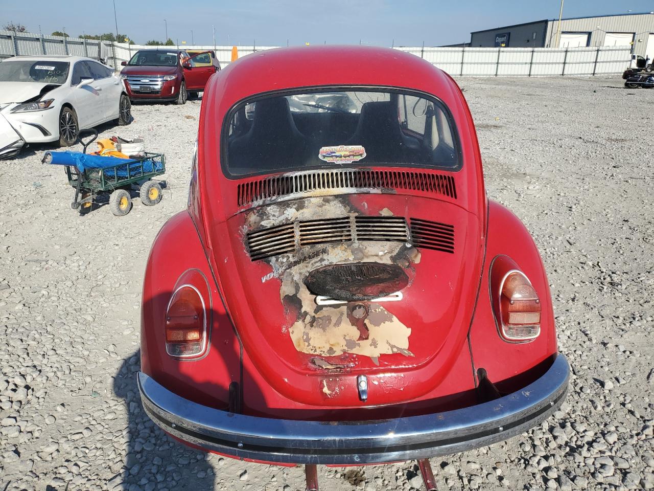 1971 Volkswagen Beetle Red vin: 1112693644