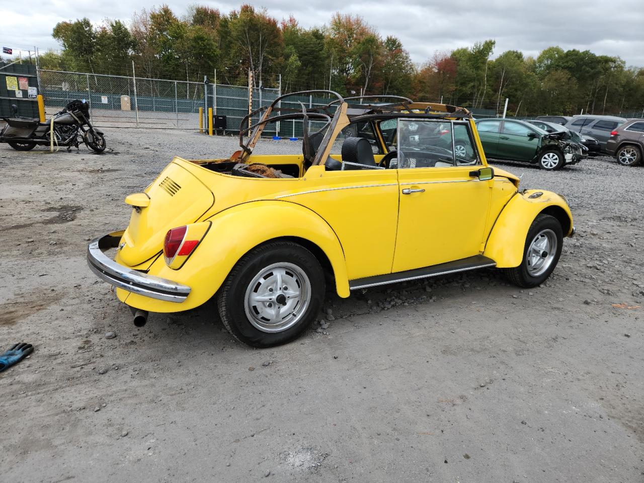 1971 Volkswagen Beetle Yellow vin: 1112791023