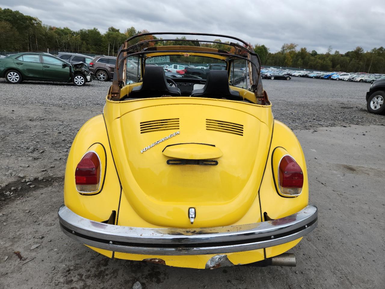 1971 Volkswagen Beetle Yellow vin: 1112791023