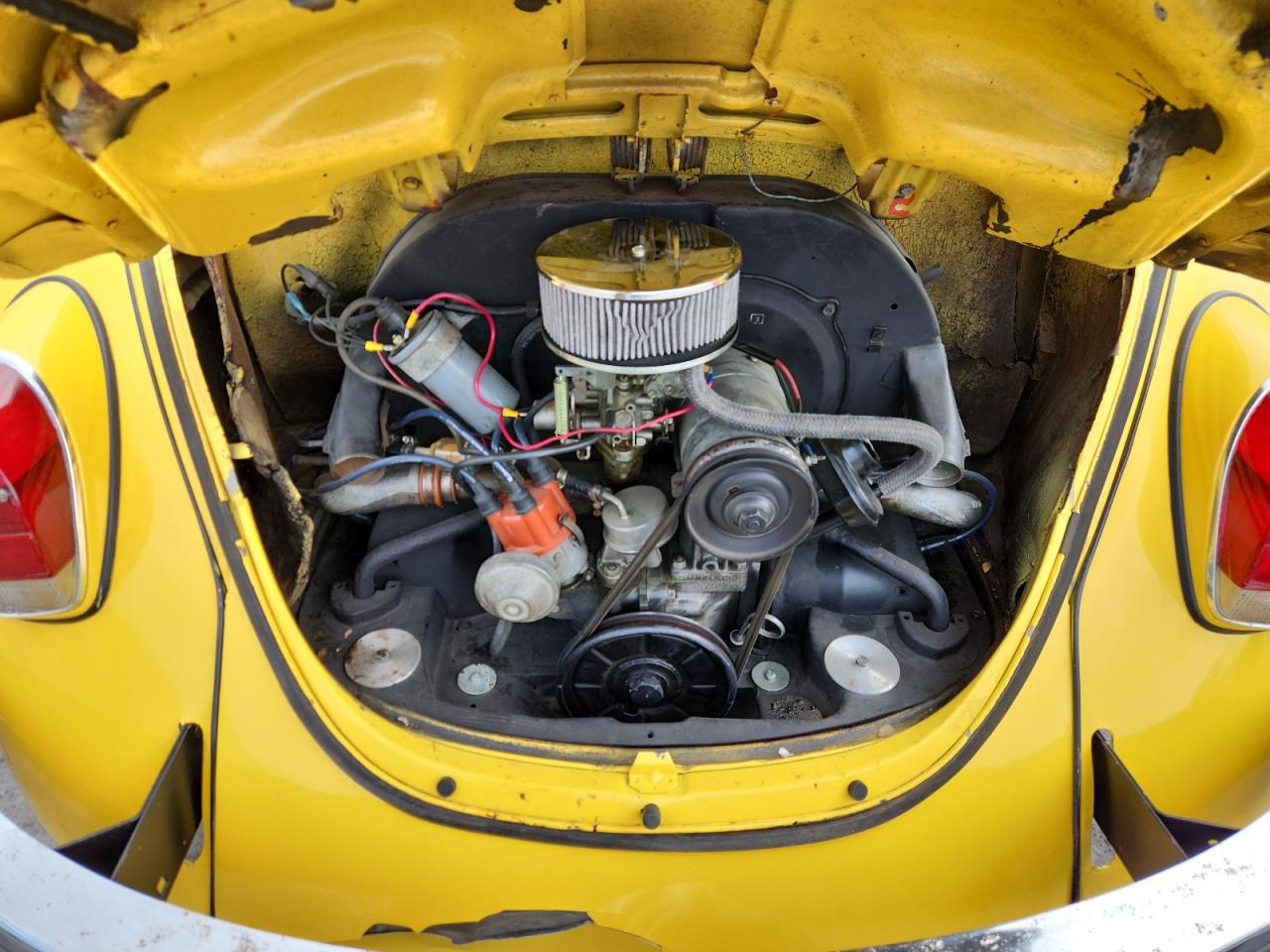 1971 Volkswagen Beetle Yellow vin: 1112791023