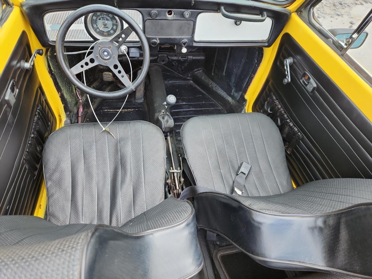 1971 Volkswagen Beetle Yellow vin: 1112791023