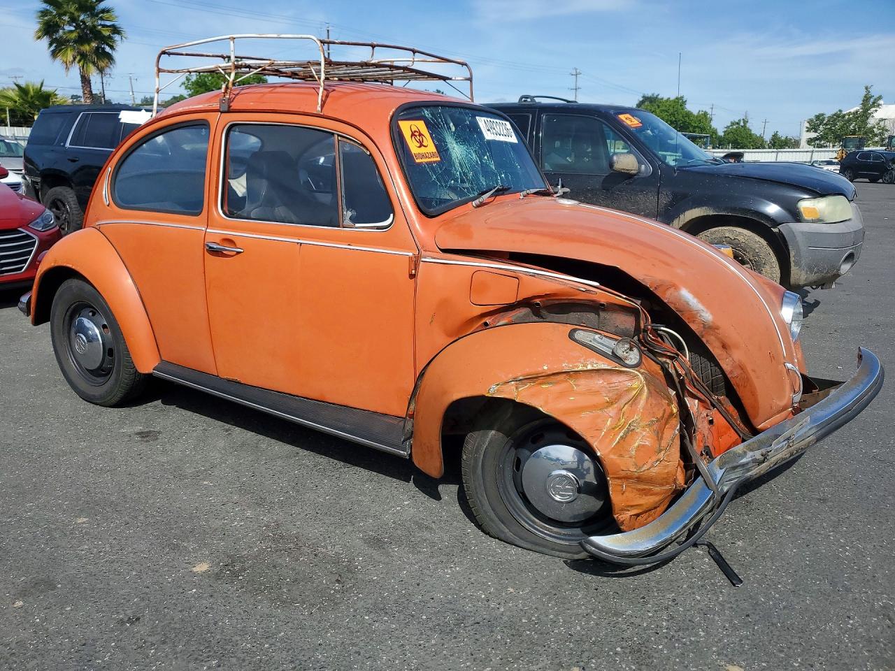 1971 Volkswagen Beetle Оранжевый vin: 1113118568