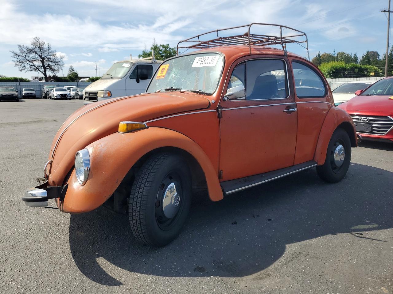 1971 Volkswagen Beetle Orange vin: 1113118568