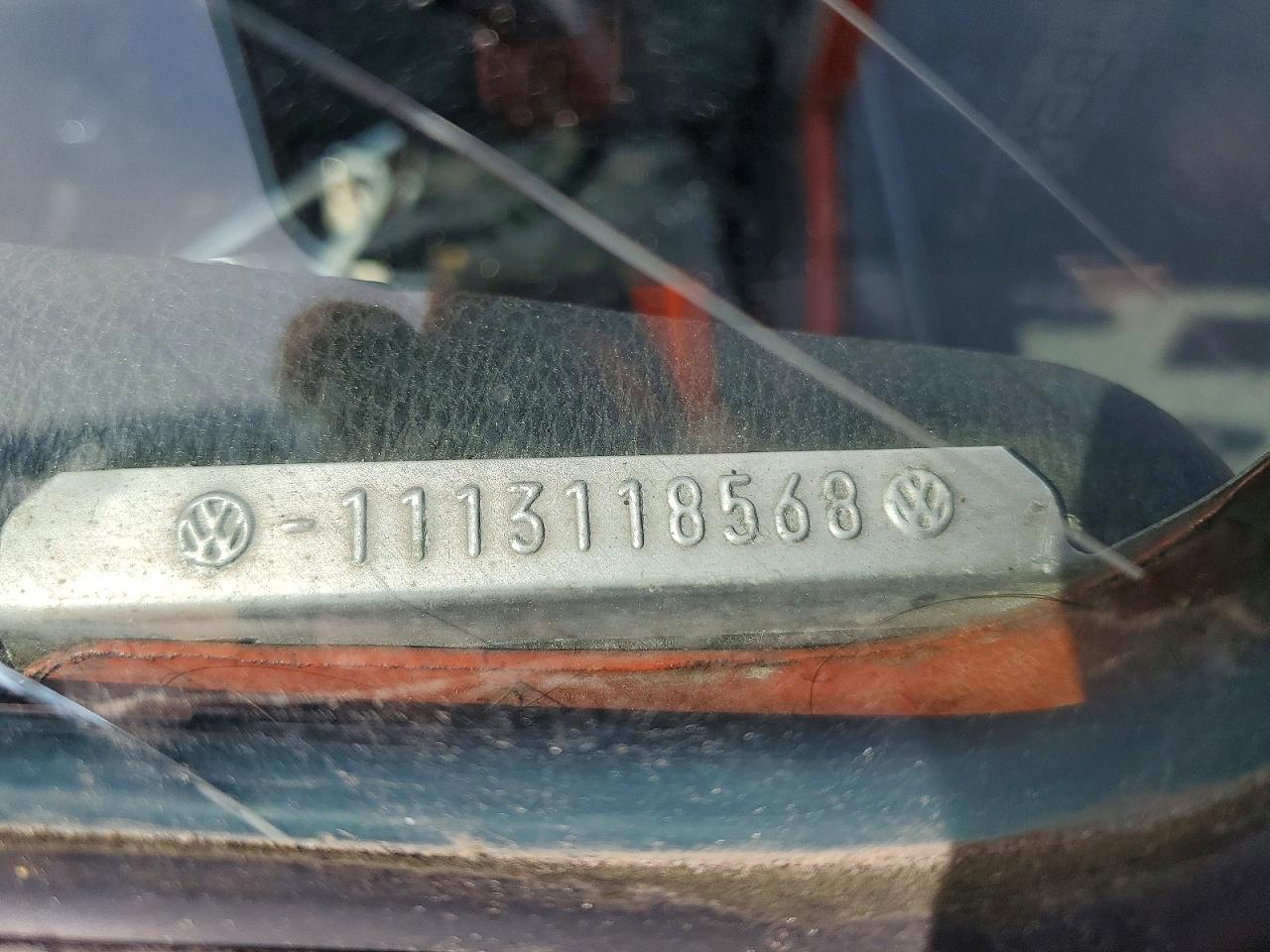 1971 Volkswagen Beetle Оранжевый vin: 1113118568