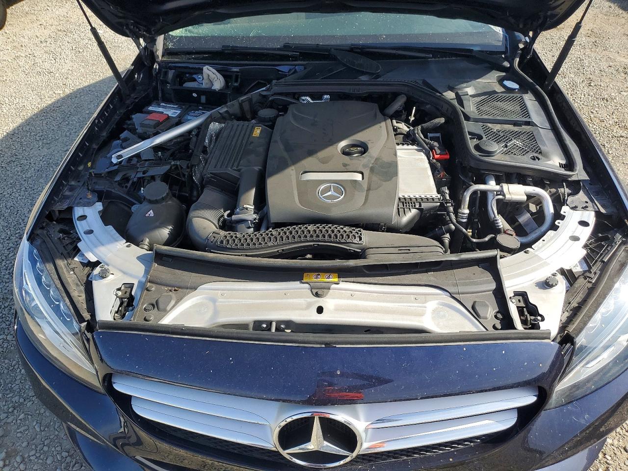 2015 Mercedes-benz C 300 4matic Синий vin: 55SWF4KB1FU019082