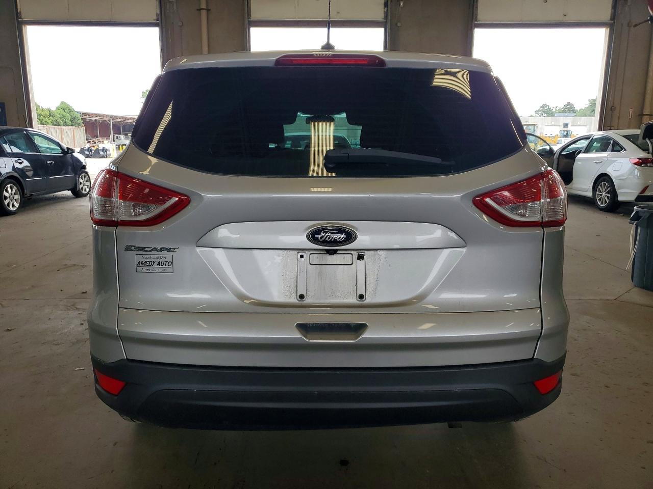 2014 Ford Escape S Silver vin: 1FMCU0F78EUD65866