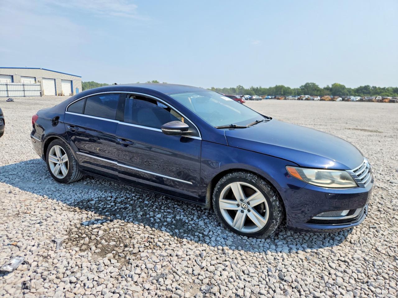 2013 Volkswagen Cc Sport Blue vin: WVWBN7ANXDE510233
