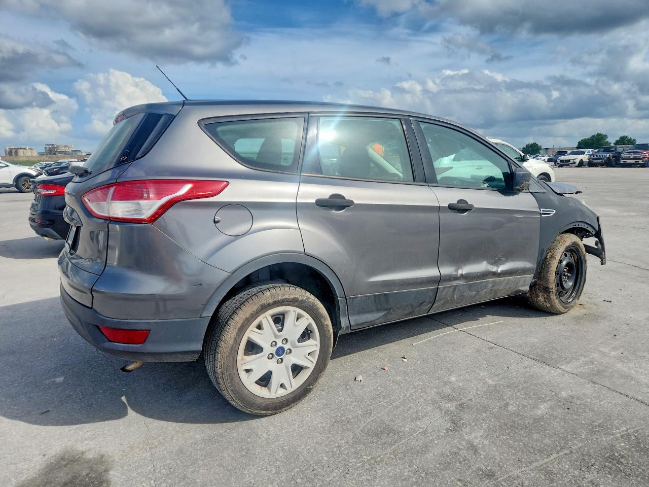 2014 Ford Escape S Gray vin: 1FMCU0F72EUD22205