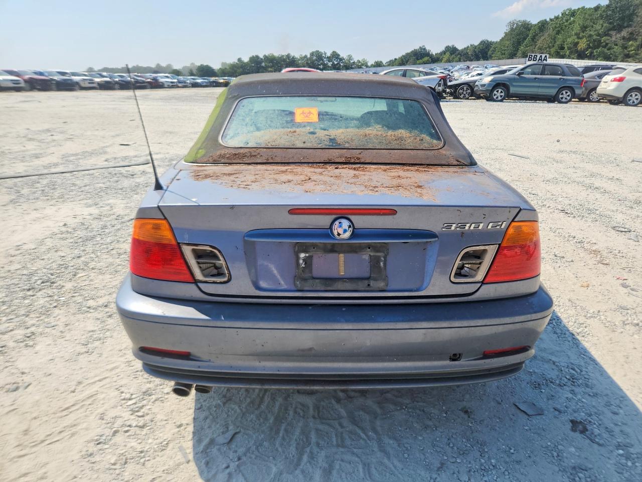 2002 Bmw 330 Ci Синий vin: WBABS53462JU89402