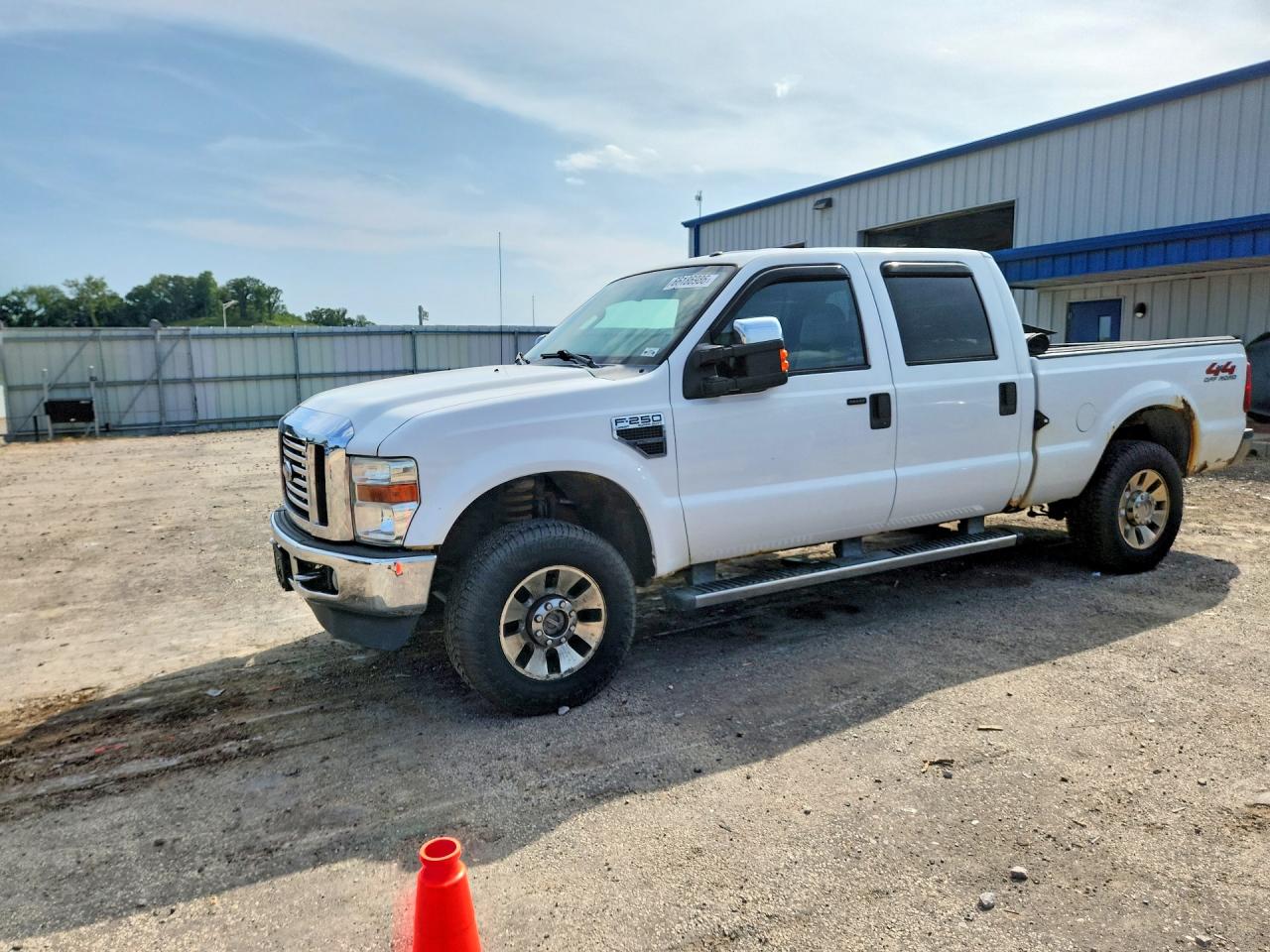 2009 Ford F250 Super Duty White vin: 1FTSW21Y79EB29523