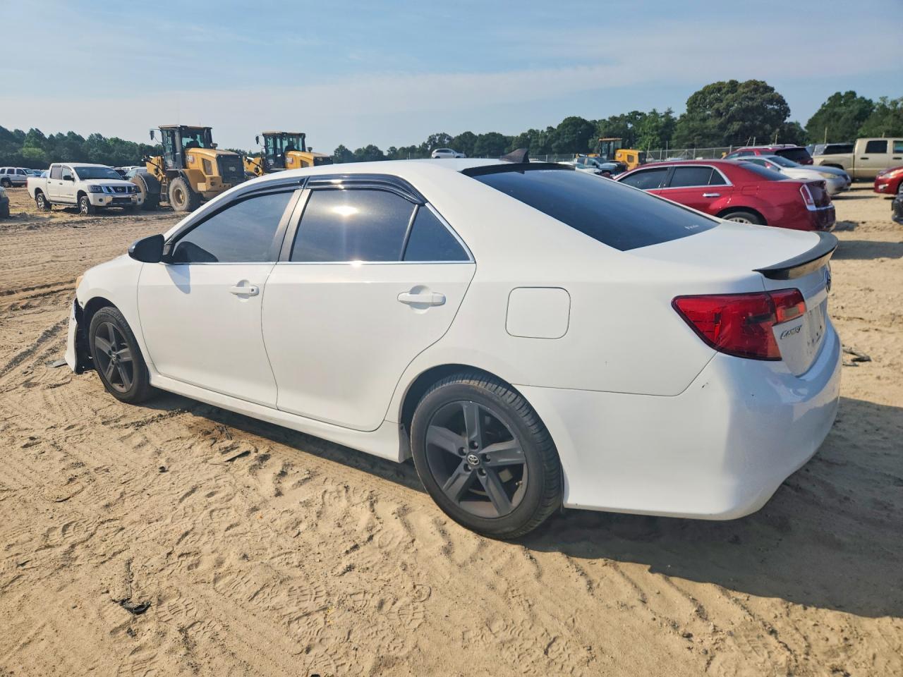 2012 Toyota Camry Se White vin: 4T1BF1FK7CU586629