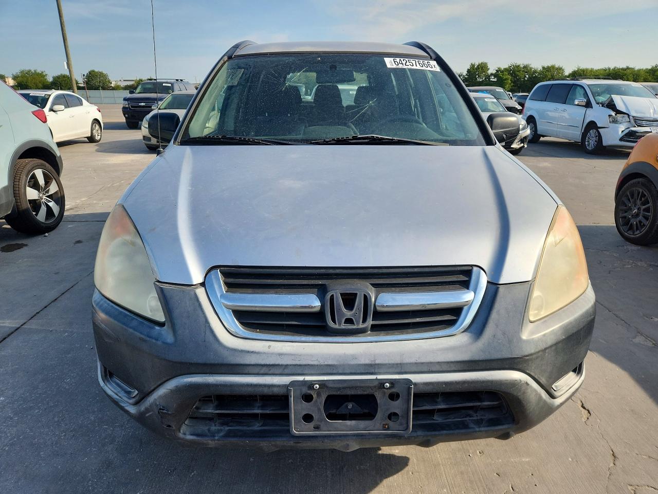 2003 Honda Cr-v Lx Silver vin: JHLRD684X3C003080
