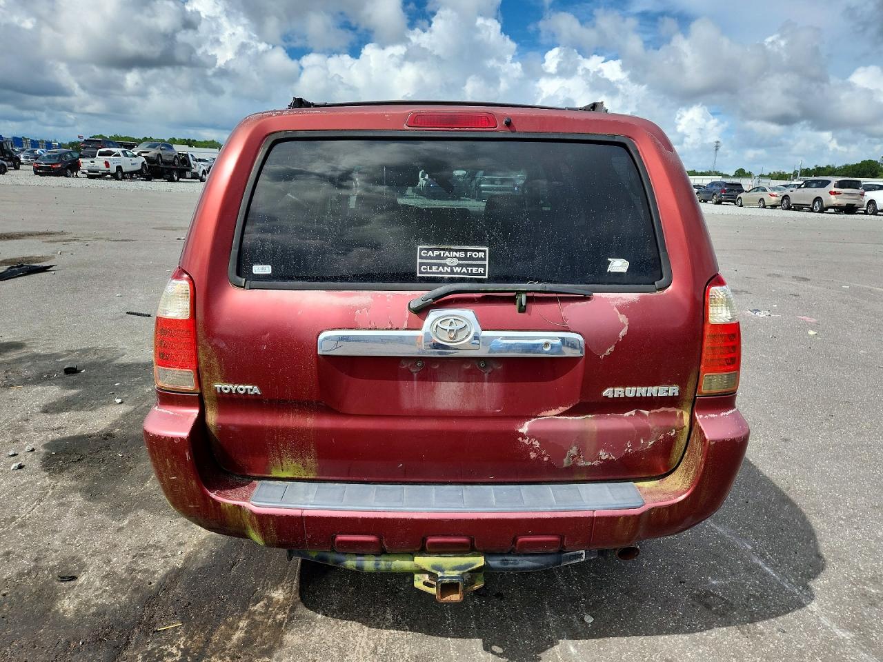 2007 Toyota 4runner Sr5 Red vin: JTEZU14R578070093