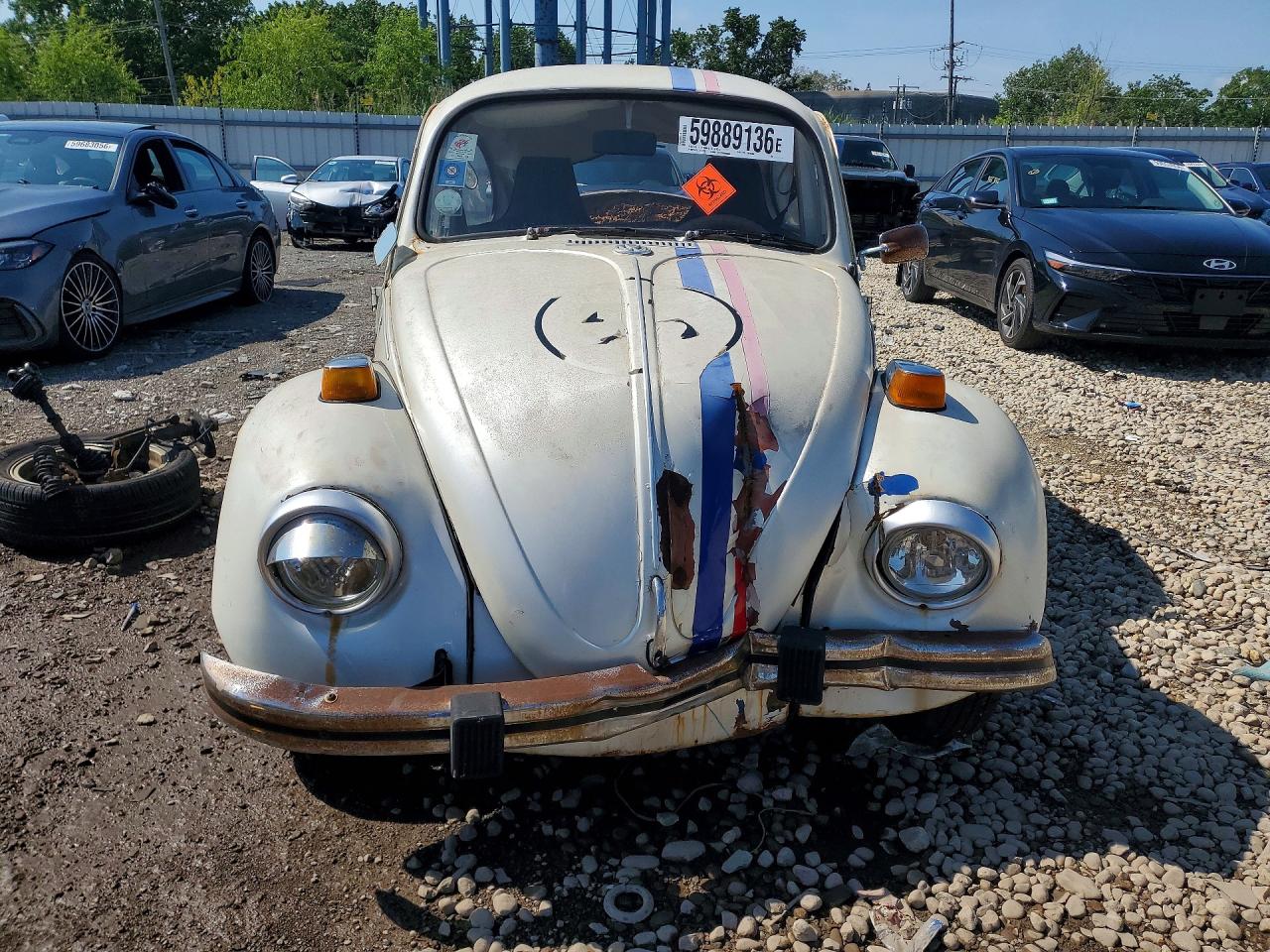 1972 Volkswagen Beetle Белый vin: 1122323165