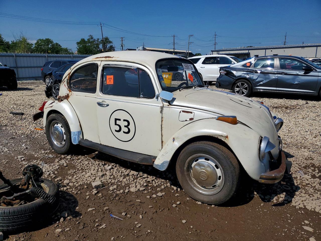 1972 Volkswagen Beetle Белый vin: 1122323165