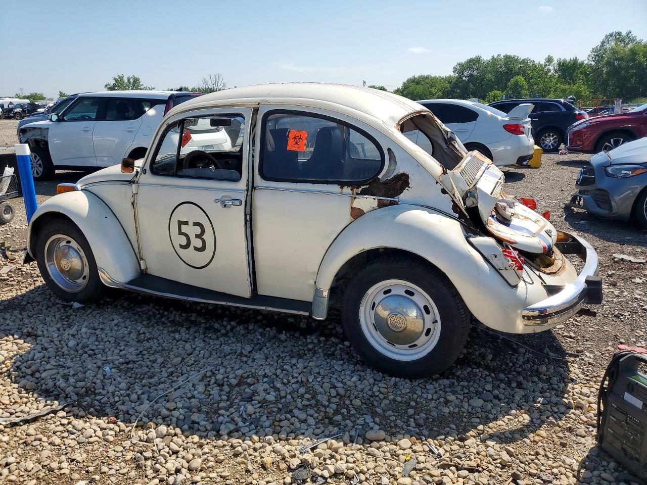1972 Volkswagen Beetle Белый vin: 1122323165