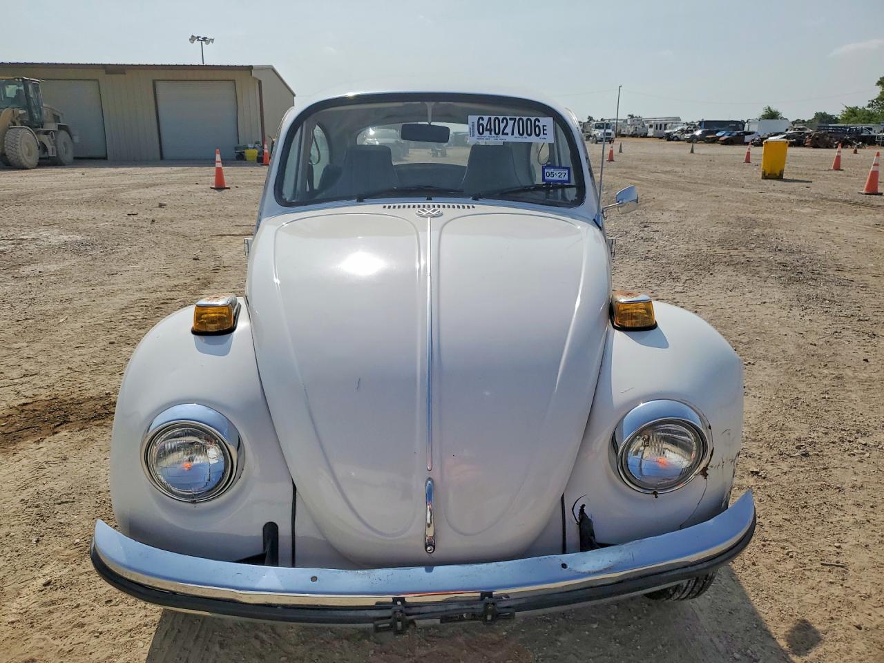 1972 Volkswagen Beetle White vin: 1122605980