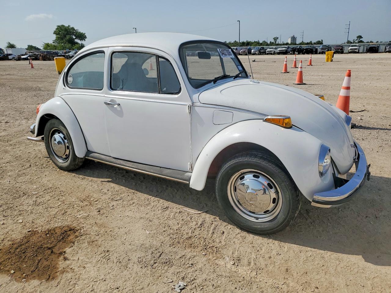 1972 Volkswagen Beetle White vin: 1122605980