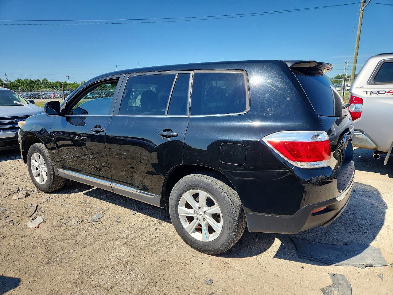 2012 Toyota Highlander Base Black vin: 5TDZA3EHXCS025591