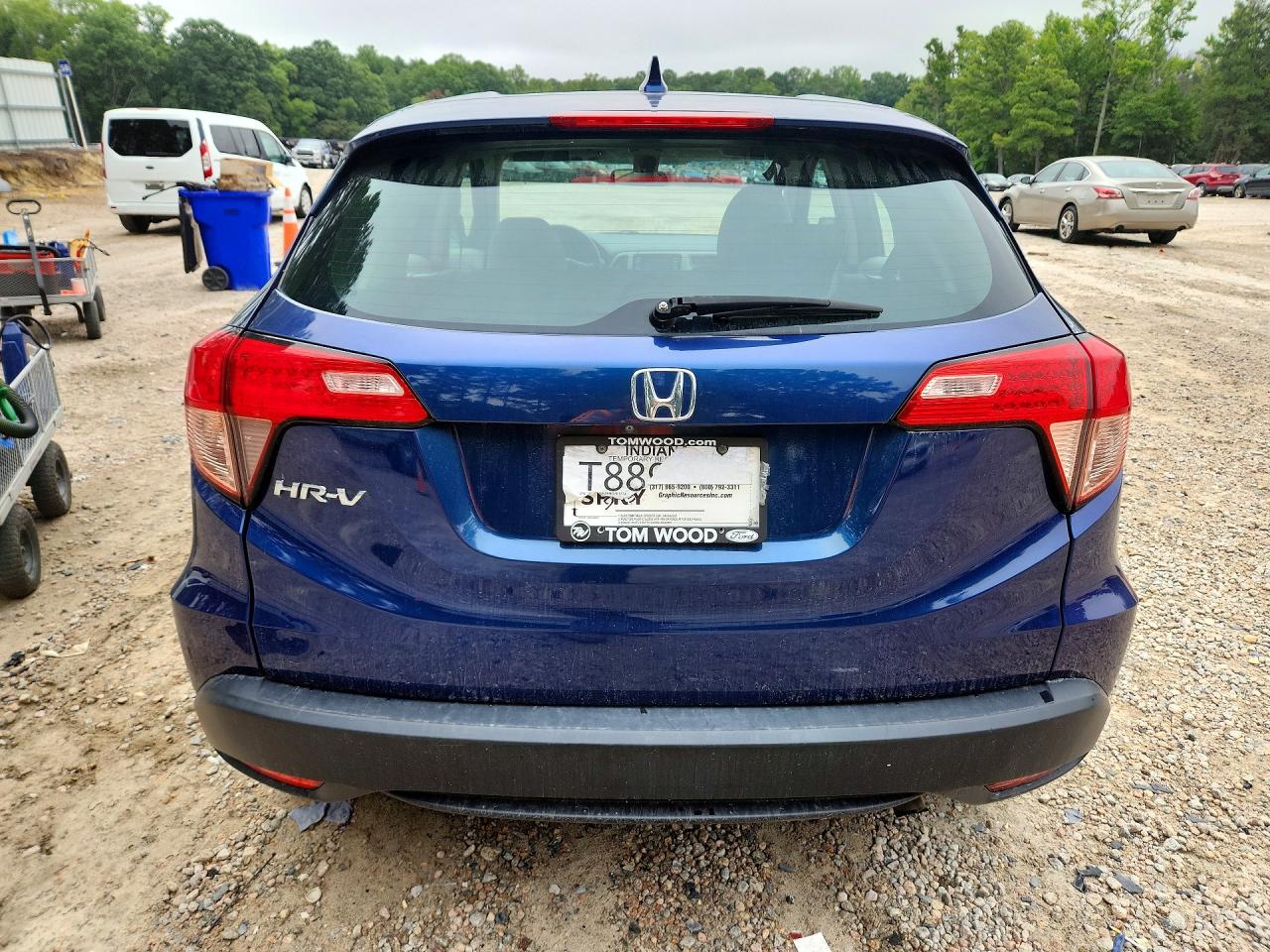 2017 Honda Hr-v Lx Blue vin: 3CZRU5H39HG701774