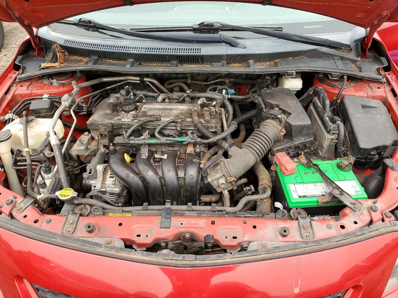 2010 Toyota Corolla S Red vin: 2T1BU4EE6AC227385