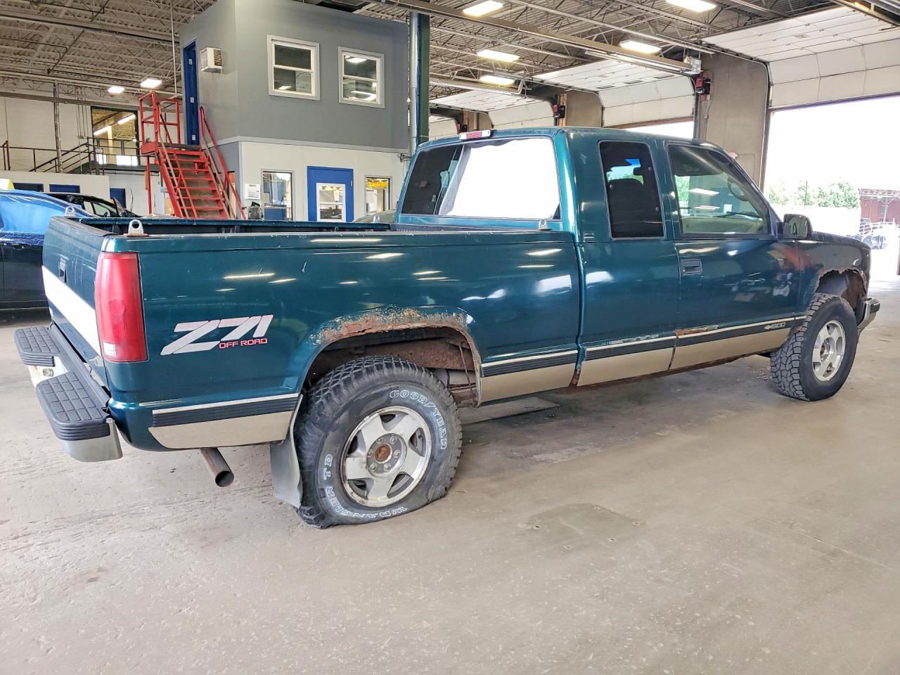 1995 Chevrolet Gmt-400 K1500 Green vin: 2GCEK19K7S1258078