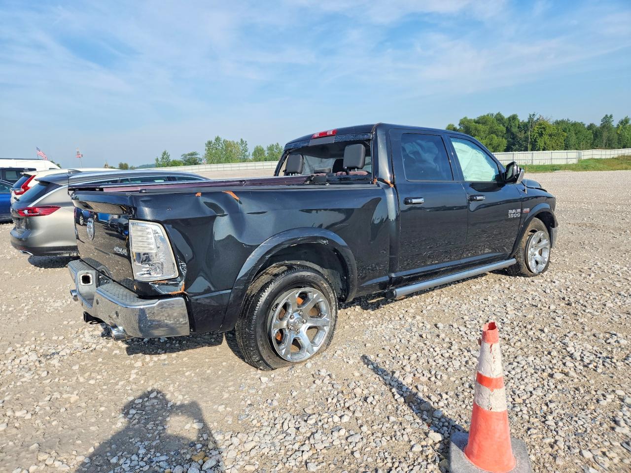 2015 Ram 1500 Laramie Black vin: 1C6RR7VT1FS707864