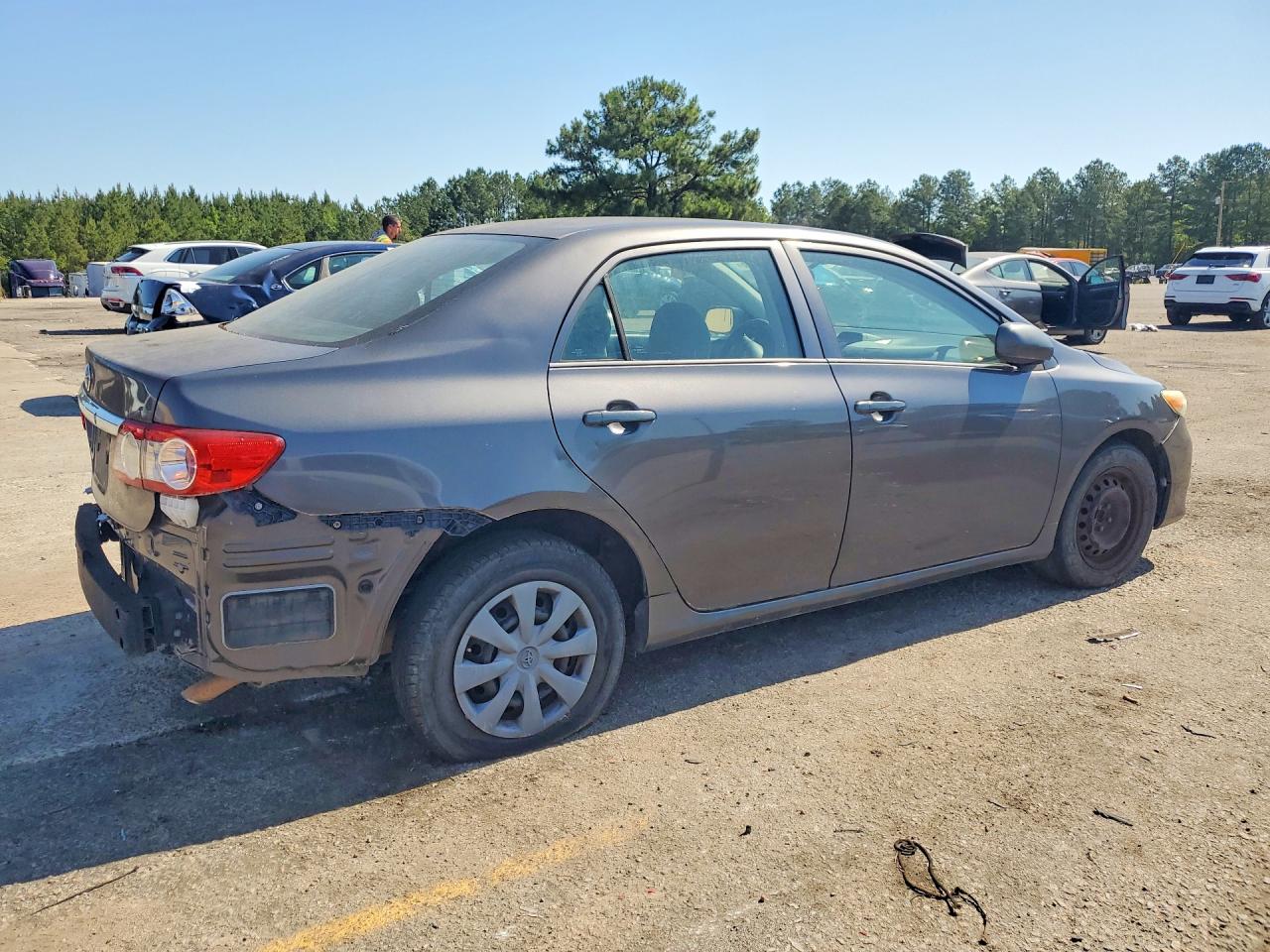 2012 Toyota Corolla L Gray vin: 5YFBU4EE3CP010640