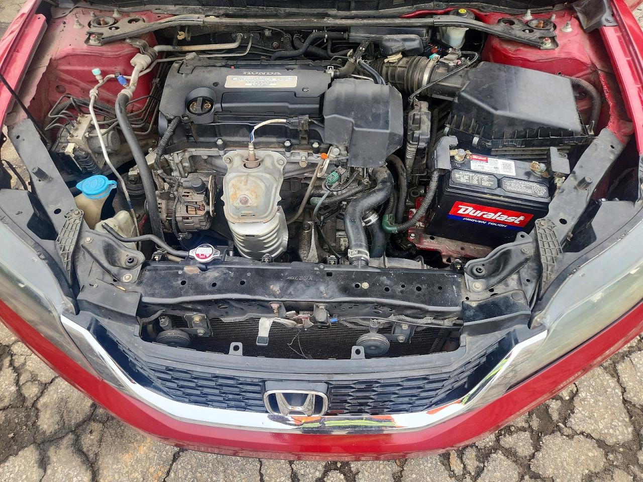 2013 Honda Accord Ex Red vin: 1HGCT1B75DA012554