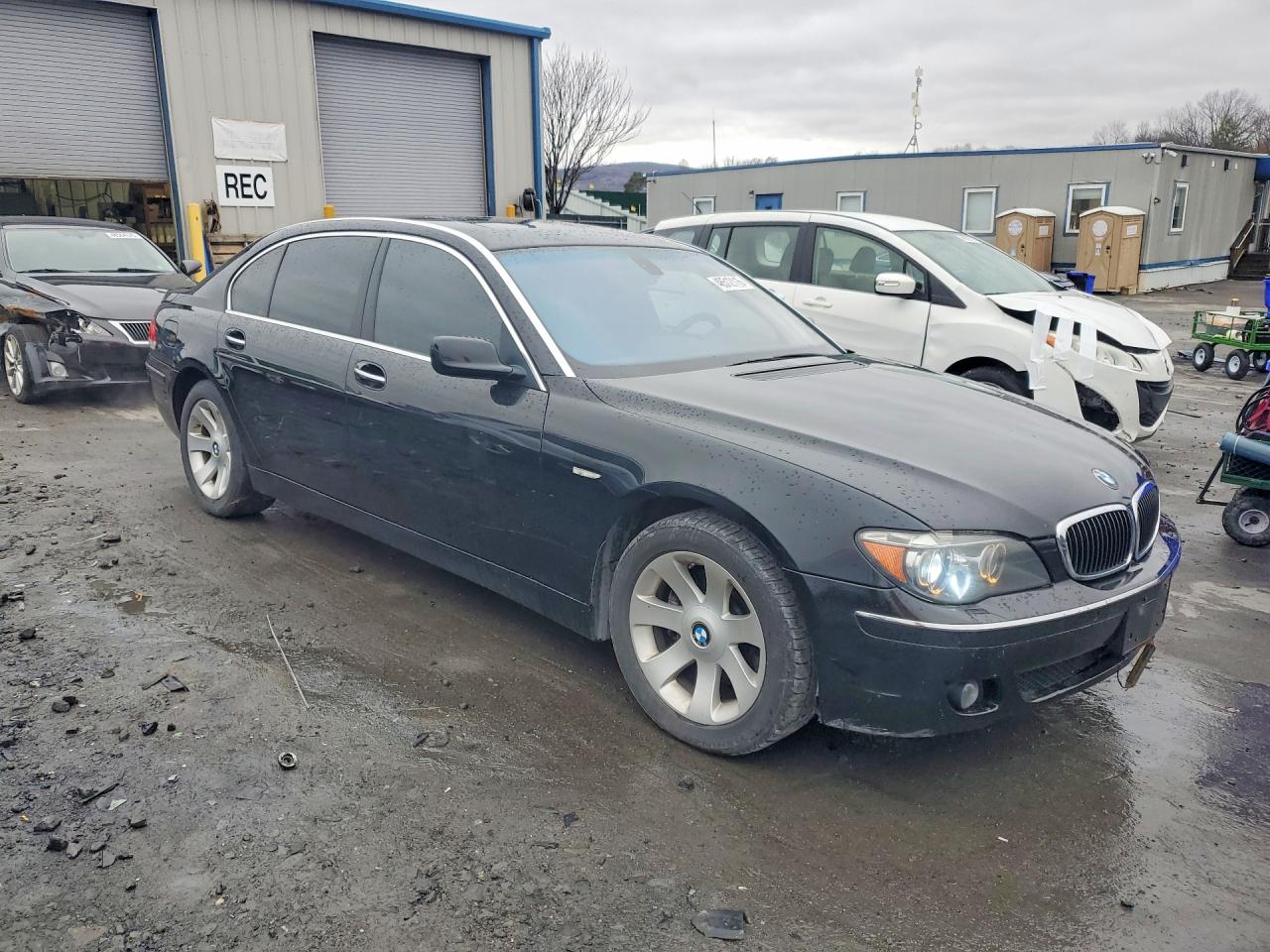 2008 Bmw 750 Li Black vin: WBAHN83598DT79639