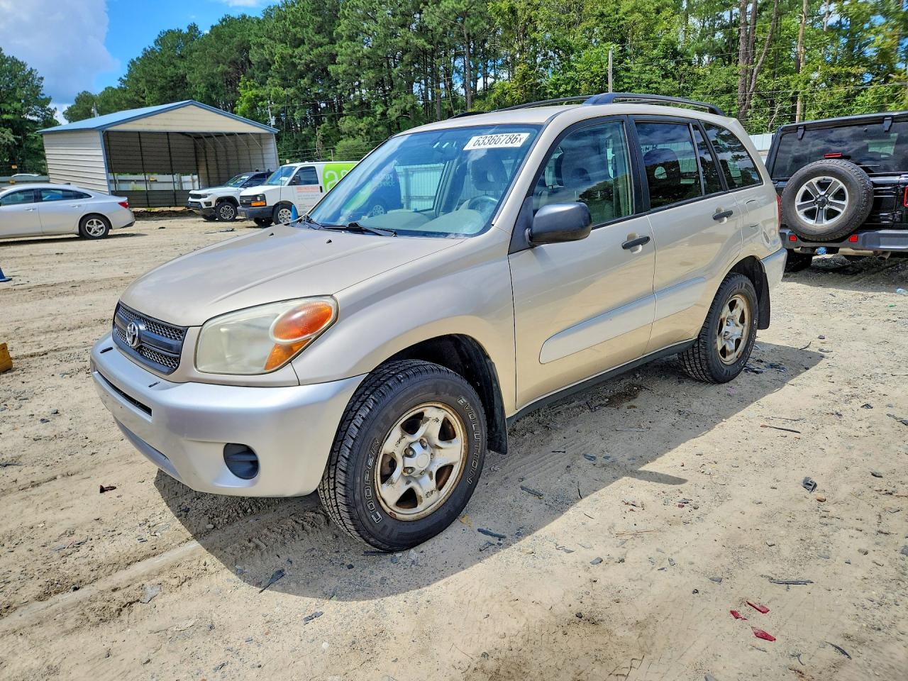 2004 Toyota Rav4 Base Gold vin: JTEHD20VX40020224