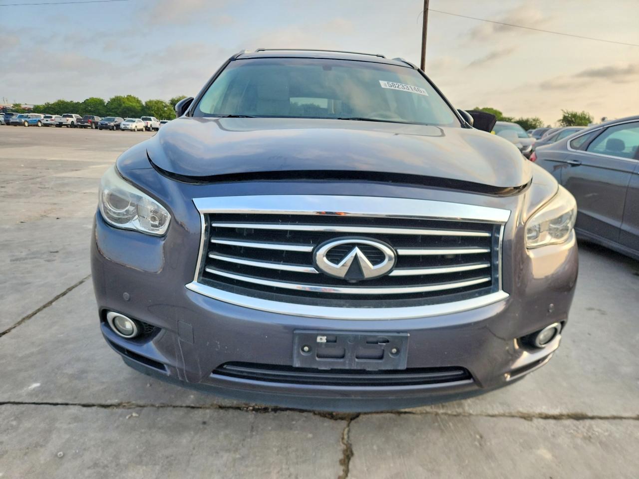 2013 Infiniti Jx35 Base Gray vin: 5N1AL0MM0DC335476