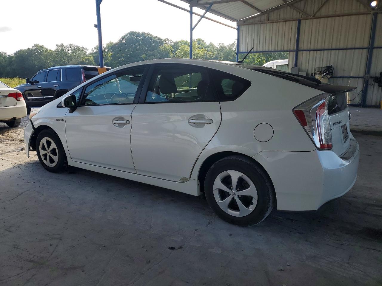 2012 Toyota Prius Two White vin: JTDKN3DU7C1603468