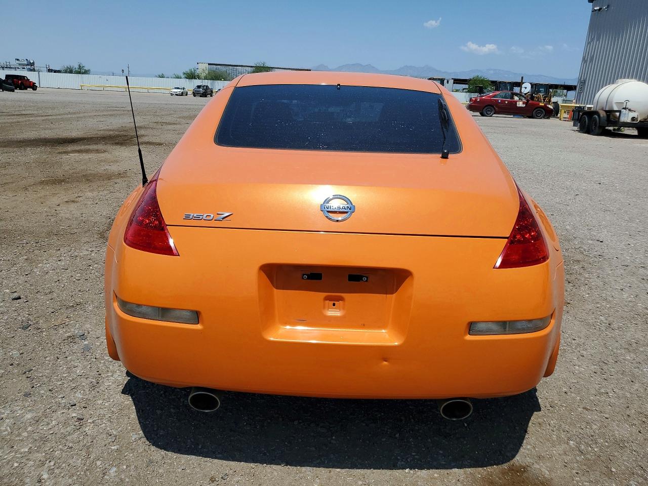 2007 Nissan 350z Base Orange vin: JN1BZ34D47M503954