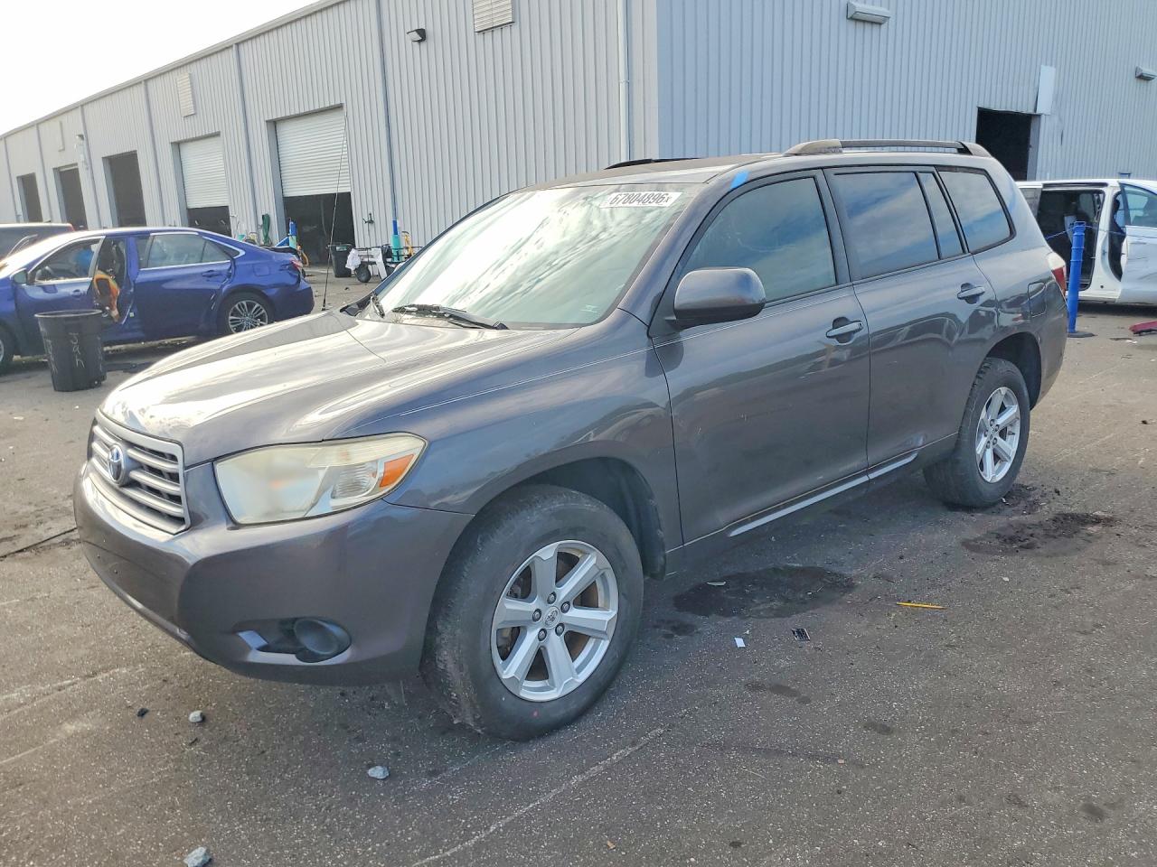 2010 Toyota Highlander Base Gray vin: JTEZA3EH1A2008923