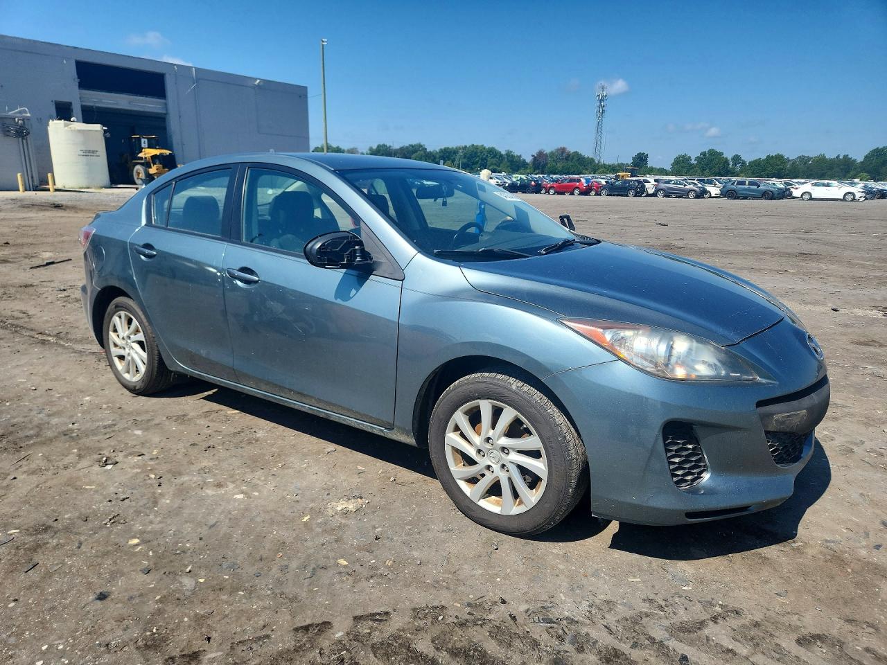 2012 Mazda 3 I Green vin: JM1BL1V71C1647212