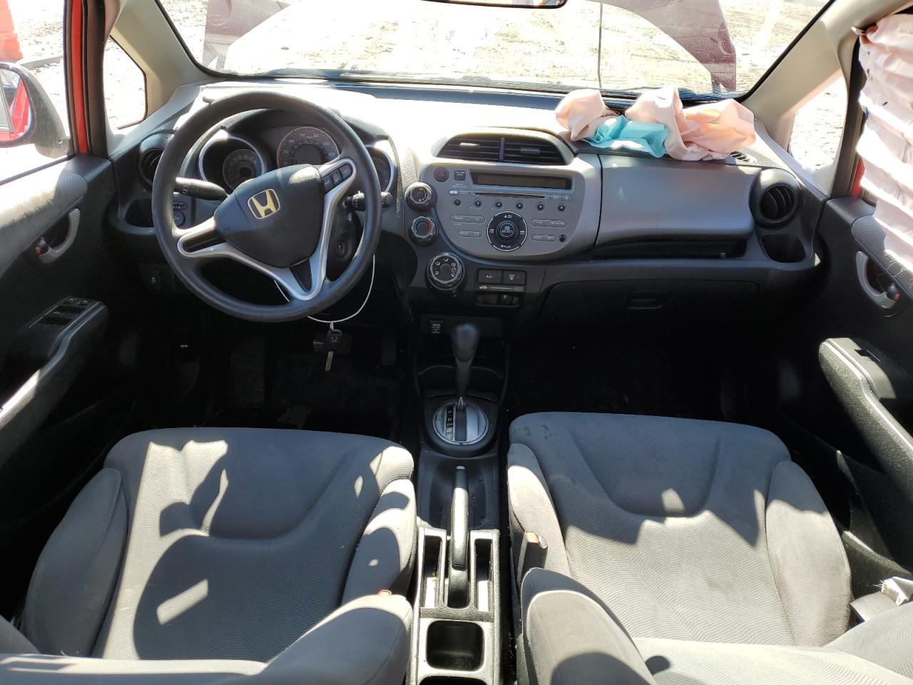 2013 Honda Fit Red vin: JHMGE8H39DC004869