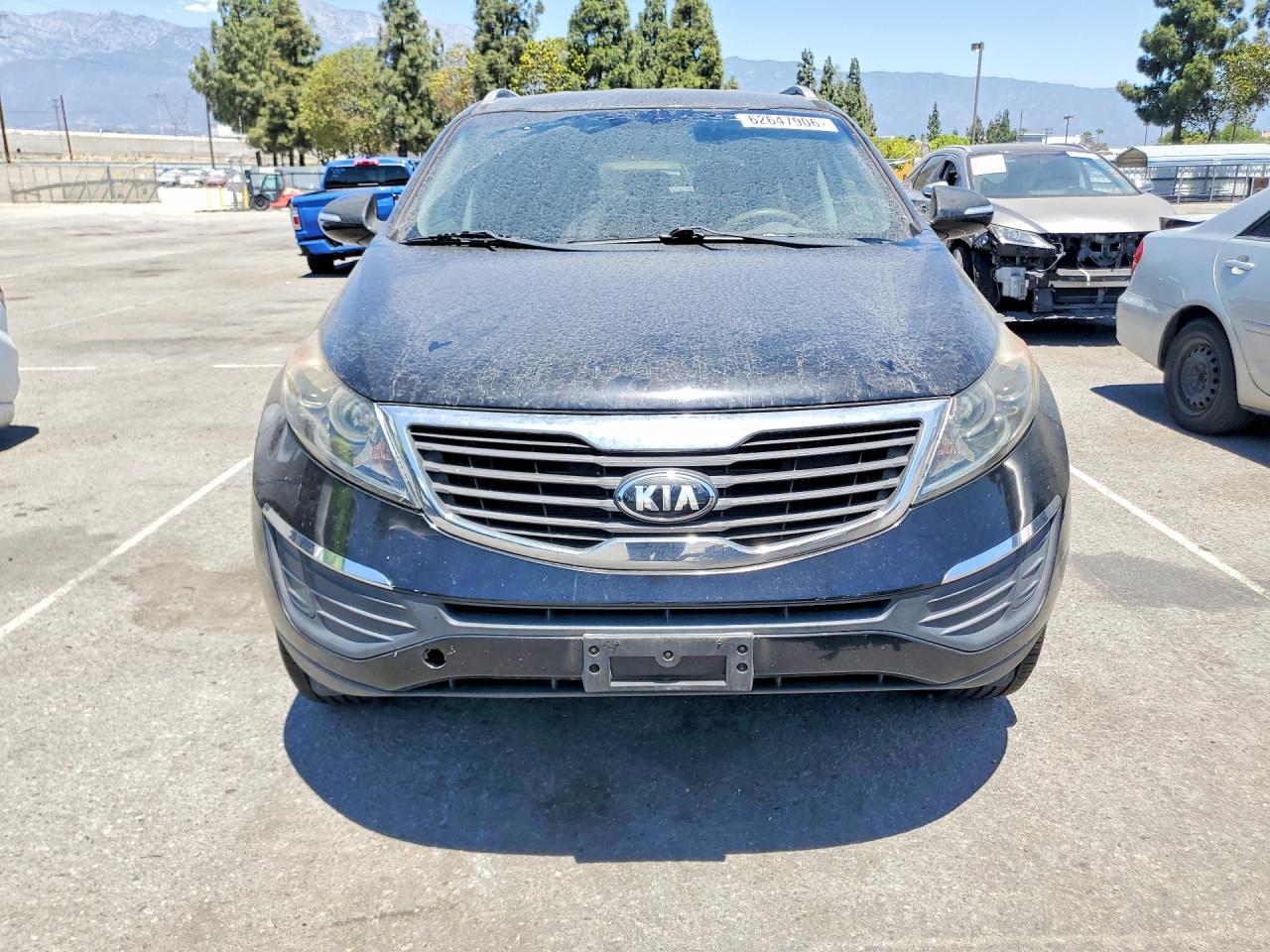 2013 Kia Sportage Lx Black vin: KNDPB3A21D7510526