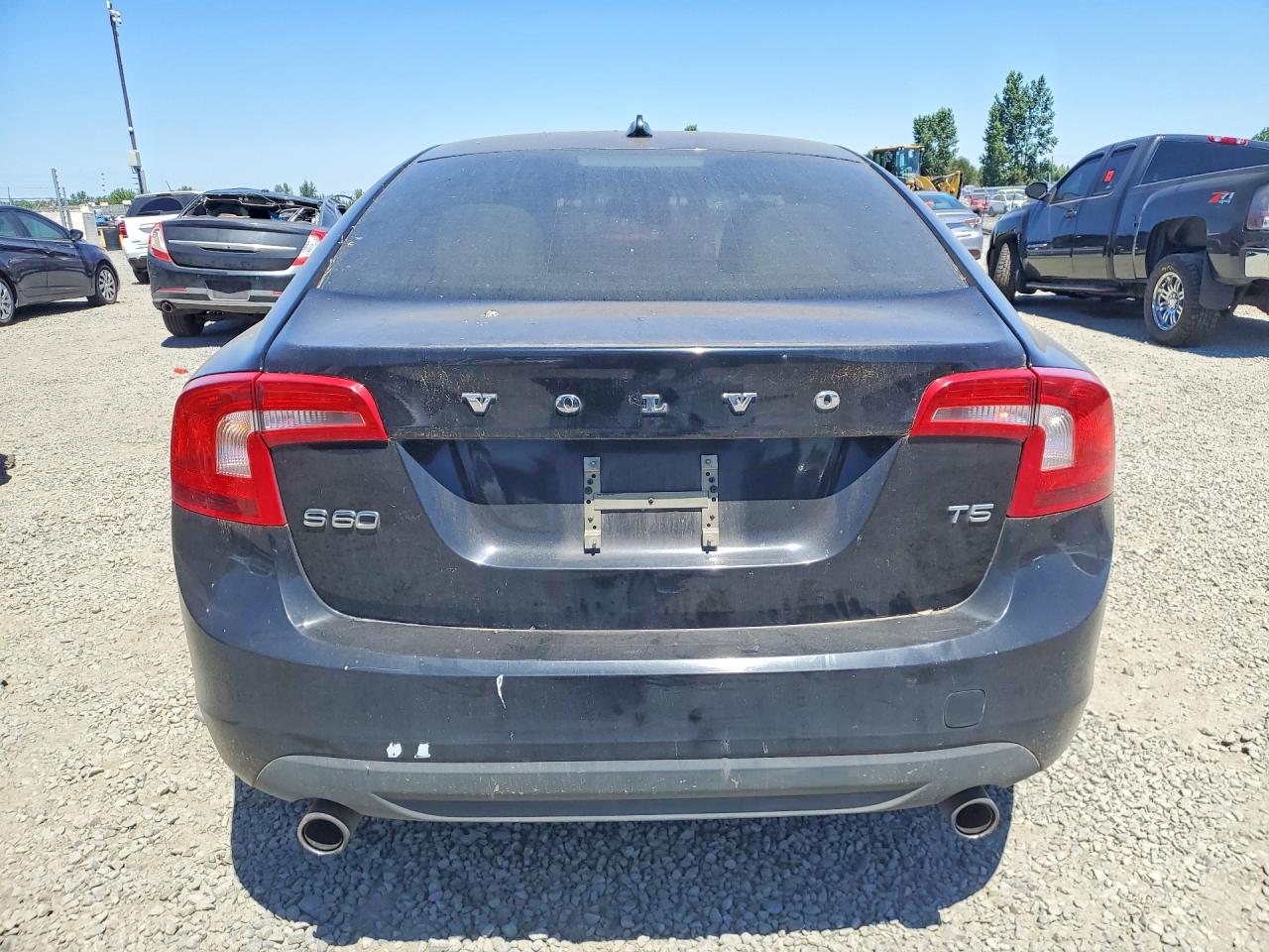 2012 Volvo S60 T5 Black vin: YV1622FS7C2110734
