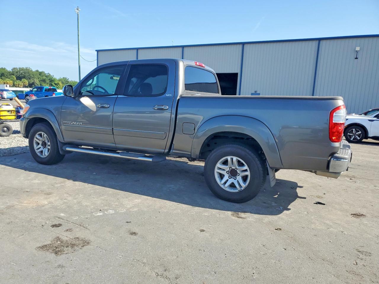 2006 Toyota Tundra Double Cab Sr5 Silver vin: 5TBET34186S550059