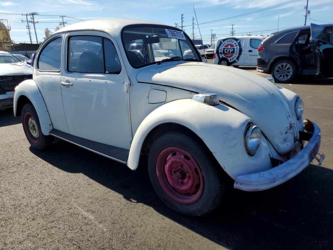 1973 Volkswagen Beetle Белый vin: 1132021914