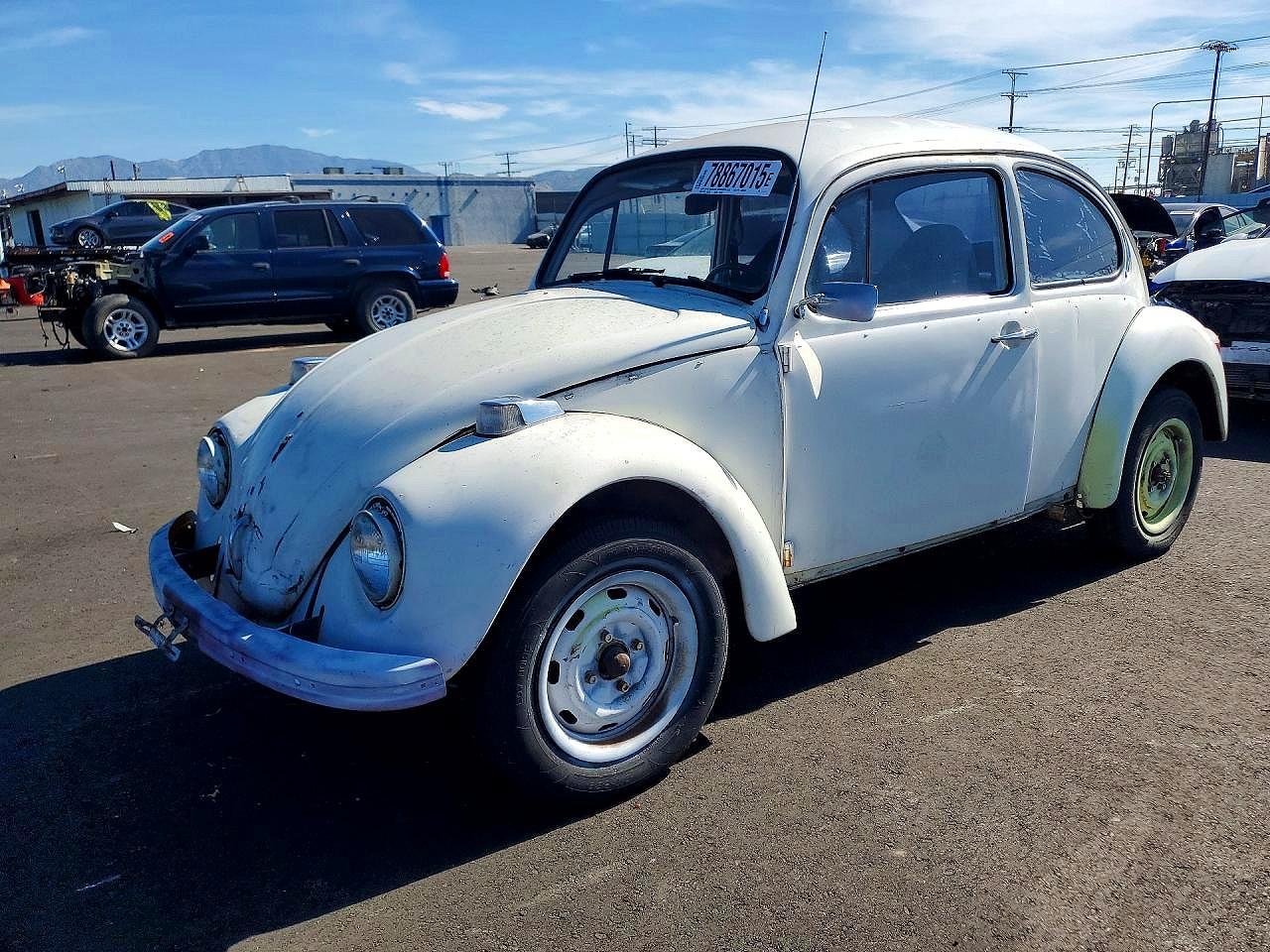 1973 Volkswagen Beetle Белый vin: 1132021914