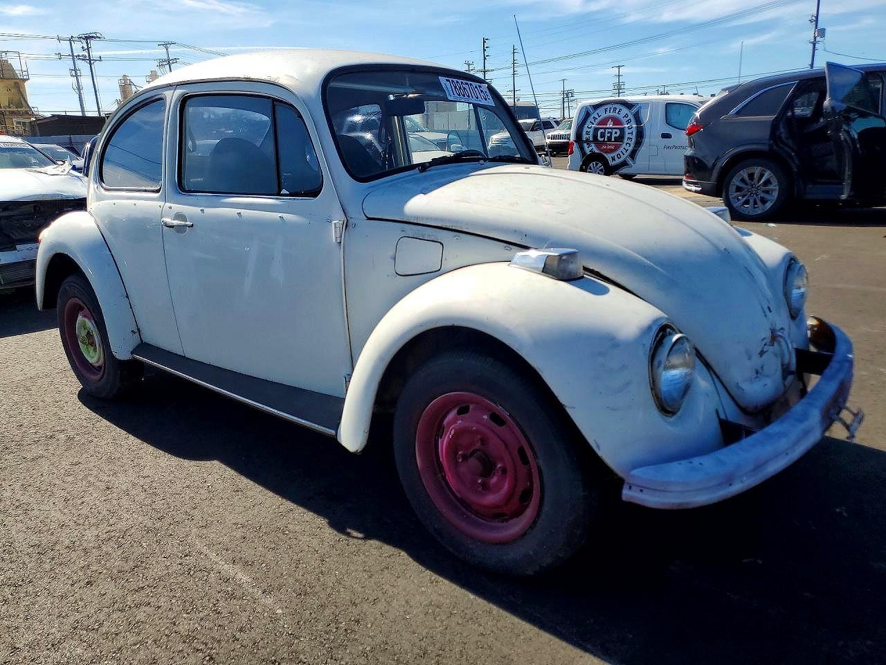 1973 Volkswagen Beetle White vin: 1132021914