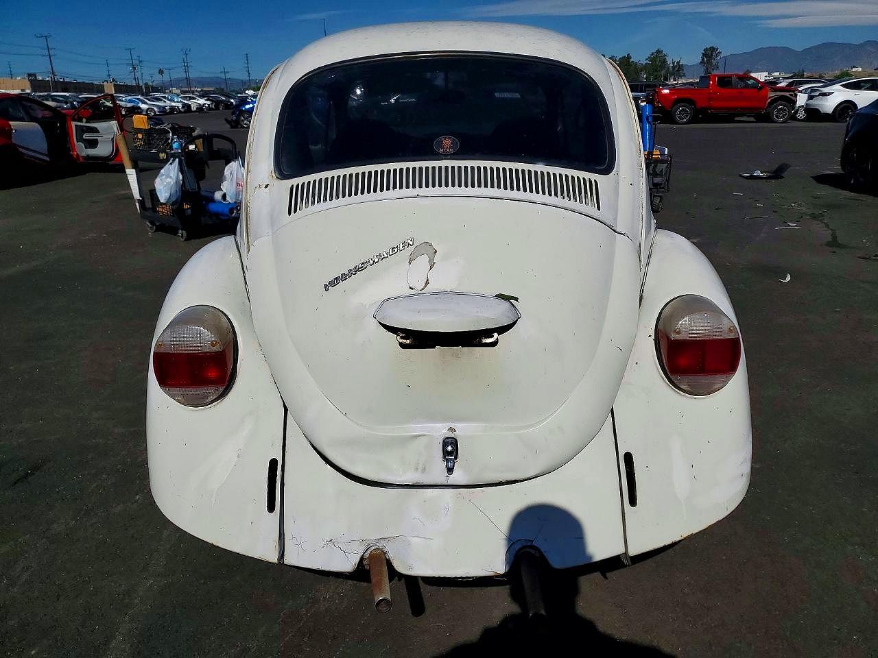 1973 Volkswagen Beetle White vin: 1132021914